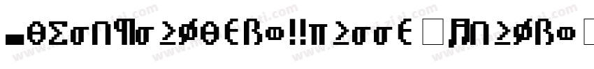 VideoTerminalScreen-Normal Bold Reg字体转换